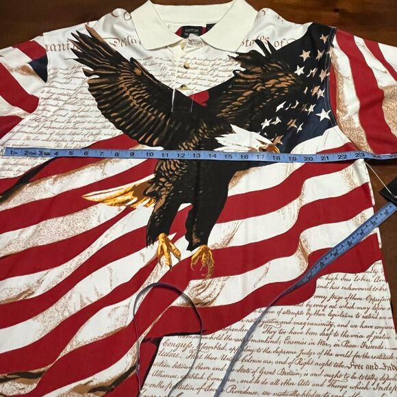 Cotton Traders Sport Freedom Men's Size Large American Flag - Picture 10 of 12